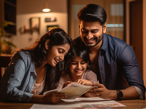 Parent-teacher interaction at Sri Harshini